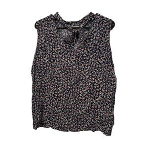 liz claiborne floral blouse